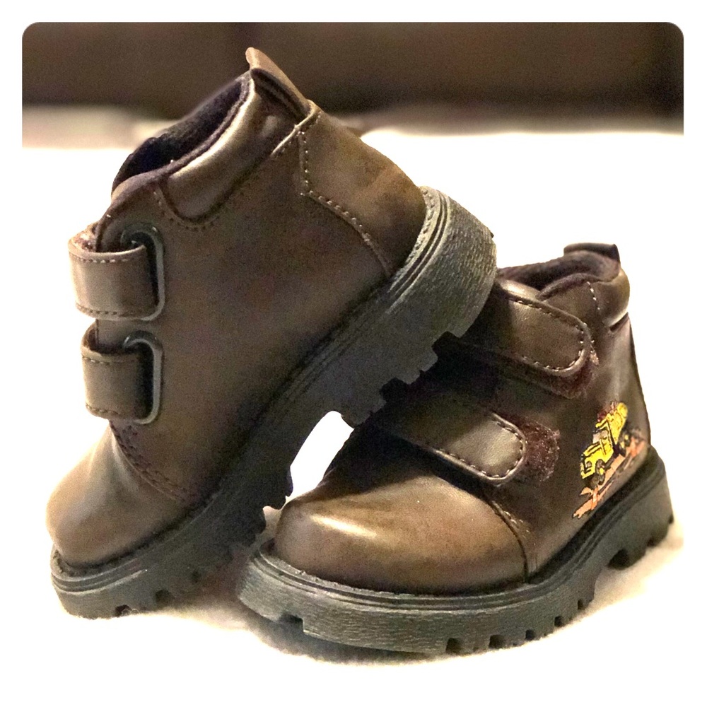 COPY - NWOT Brown Toddler light up boots
